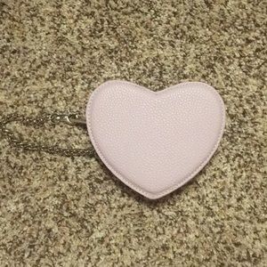 Heart shaped mini purse